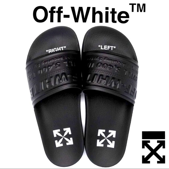Off-White Shoes - Off-White
Logo Pool Slider Sandals